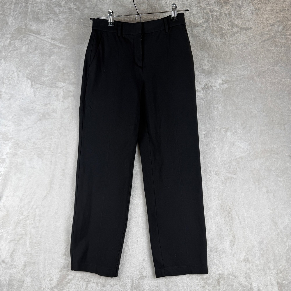 Babaton Aritzia Black High Waisted Straight Leg Dress Pants Womens Size 0